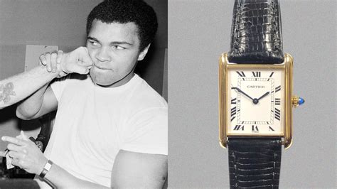 muhammad ali cartier tank|cartier tank watch history.